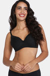 Zivame Beautiful Basics Padded Non Wired 3/4th Coverage T-Shirt Bra ( Pack of 2 ) - Multicolor — thumbnail 6